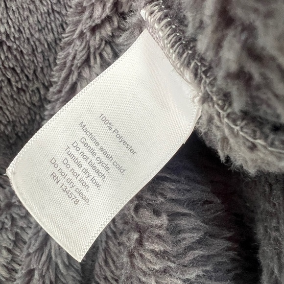 Vineyard Vines Women’s Gray Sherpa 1/4 zip Pullover Size Large - Picture 5 of 7